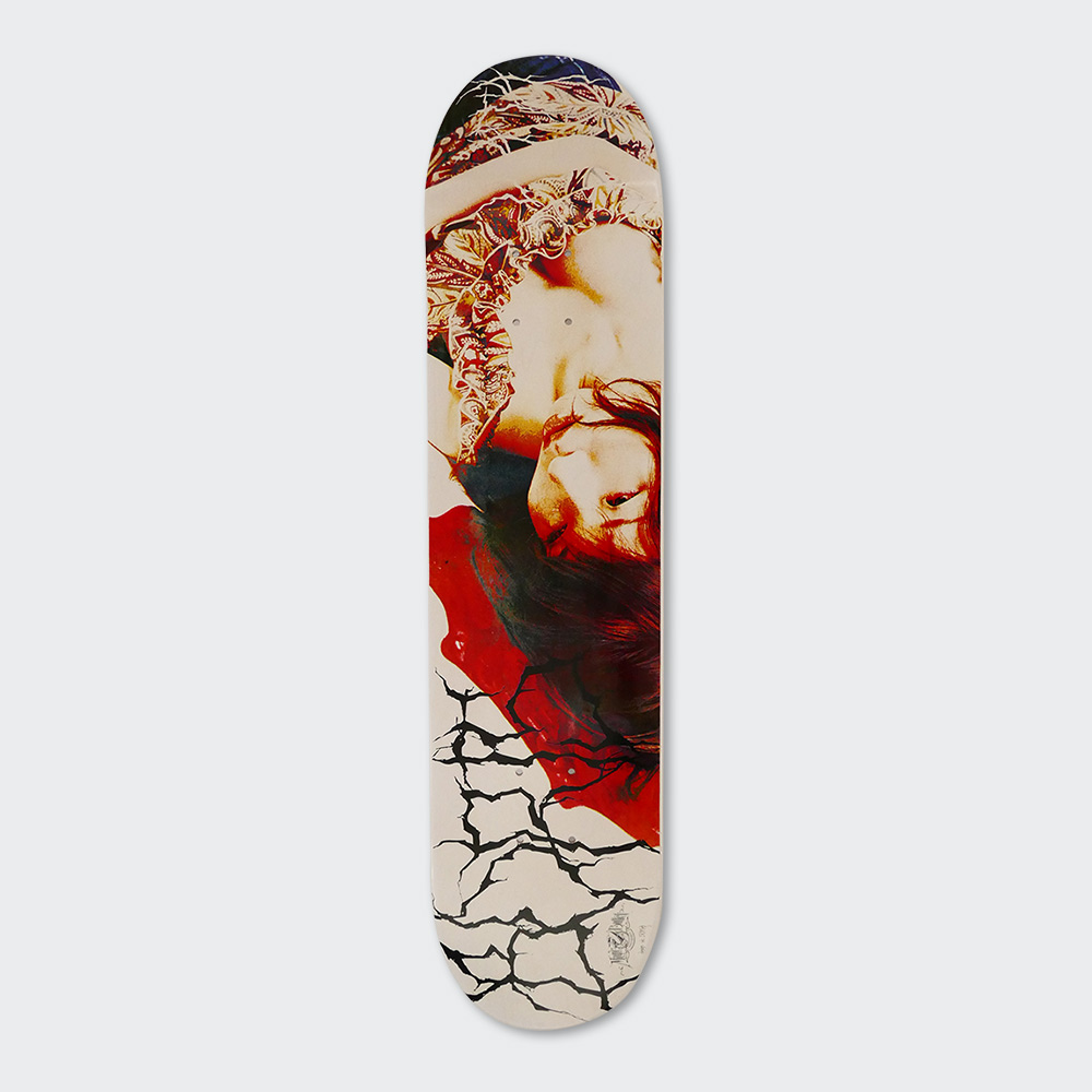 “feedbacker” skateboard deck