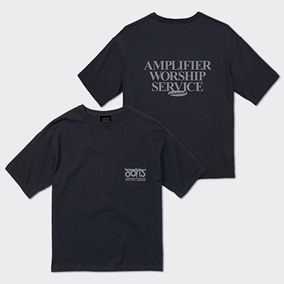“Amplifier Worship Service” Pocket T-Shirt (Big Silhouette)