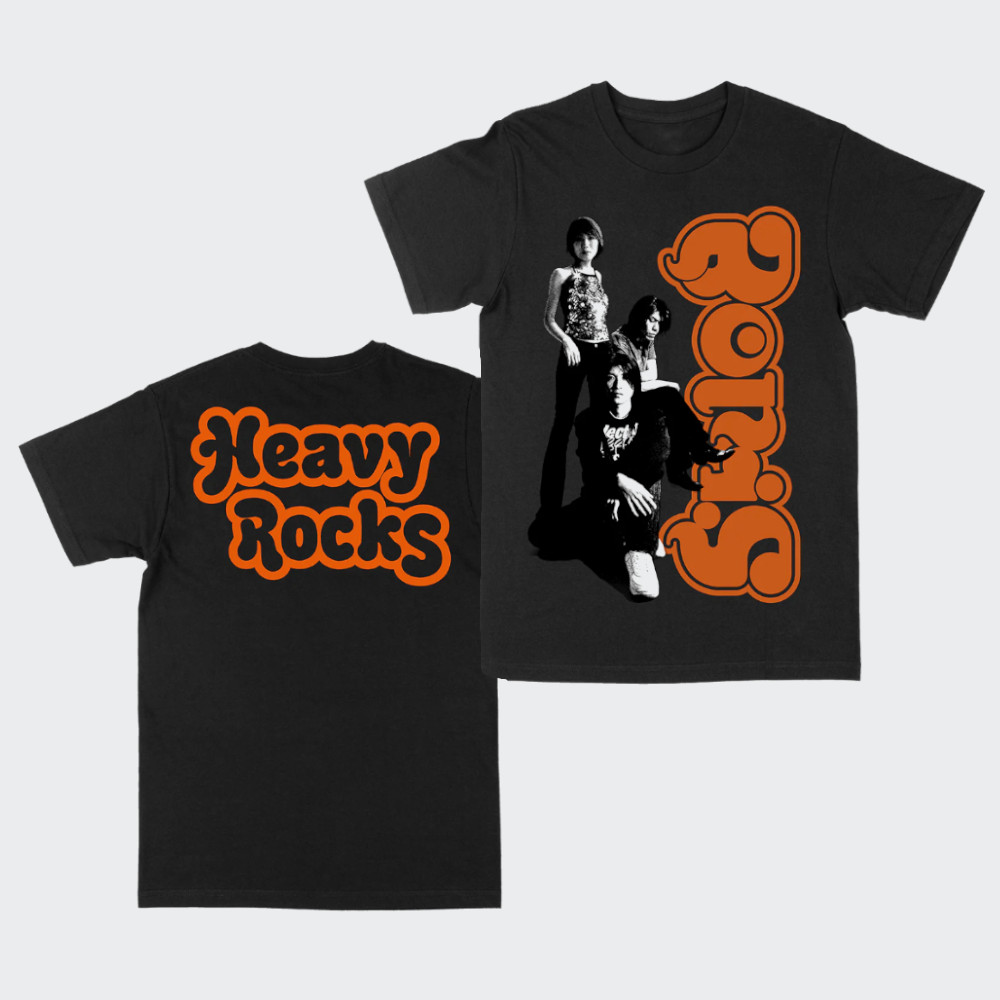 “HEAVY ROCKS” BAND PHOTO  T-SHIRT