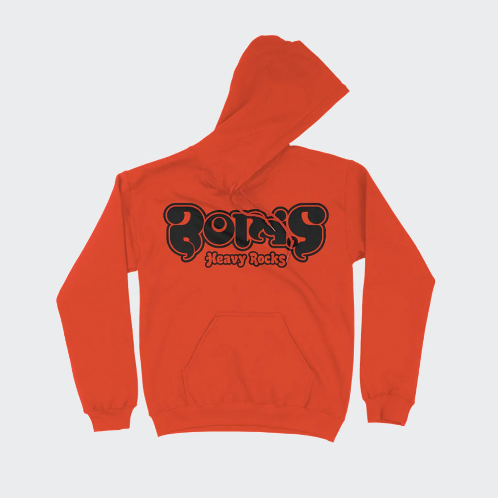 “HEAVY ROCKS” LOGO”  HOODED SWEATSHIRT