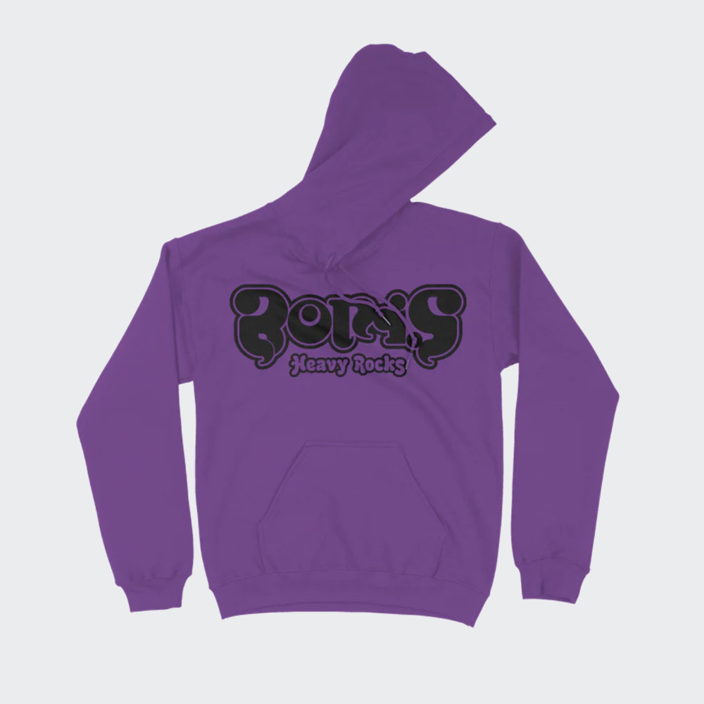 “HEAVY ROCKS” LOGO”  HOODED SWEATSHIRT